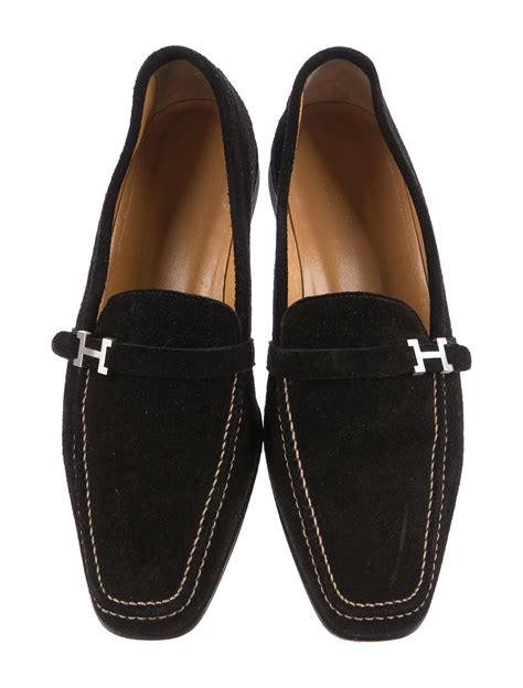 hermes new suede mens shoes|Hermes men's loafers shoes.